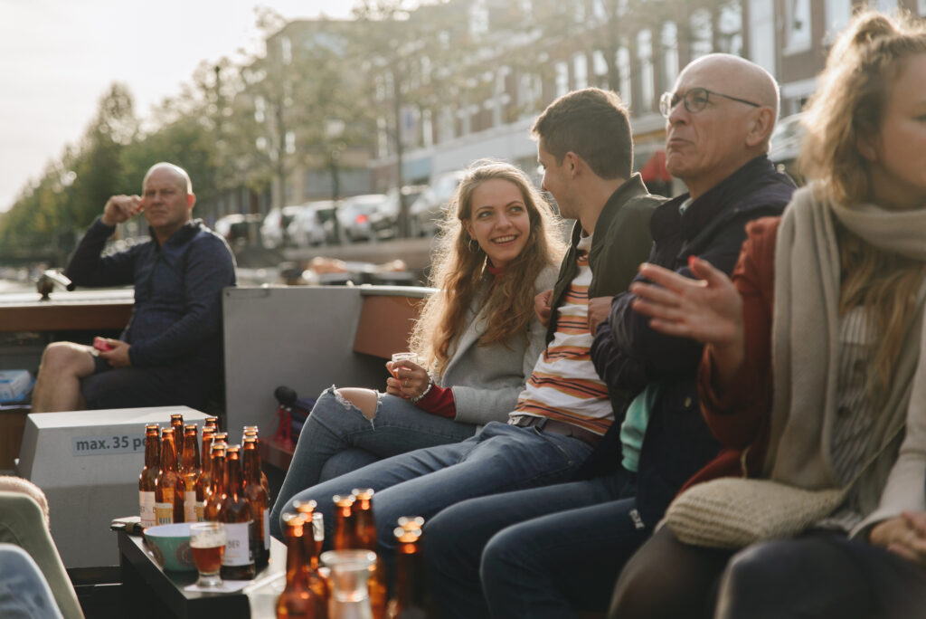Eiber bierproeverij boottocht